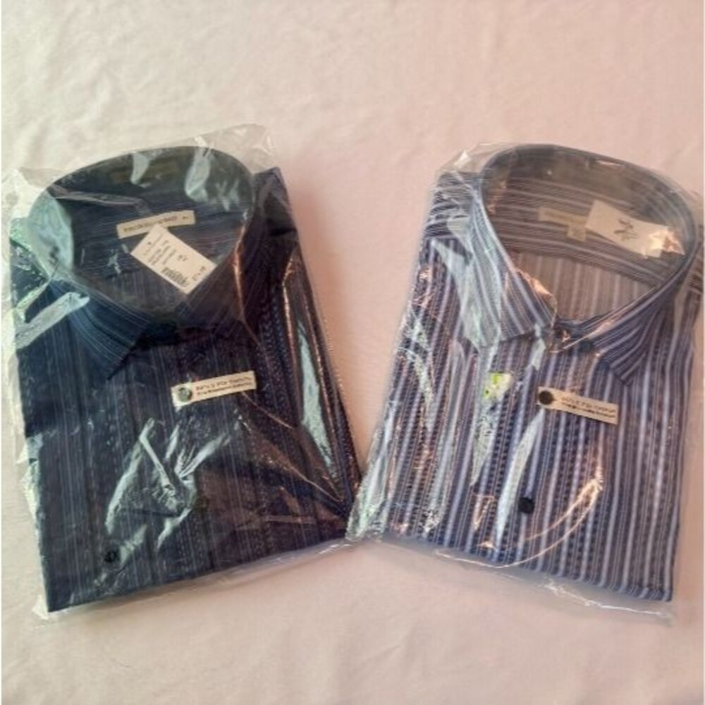 Lot of 2 NWT Pronto Uomo Men's dress shirts. Size 4XL